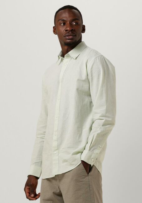 Grüne SELECTED HOMME Klassisches Oberhemd SLHSLIMNEW-LINEN SHIRTS LS CLASSIC W - large