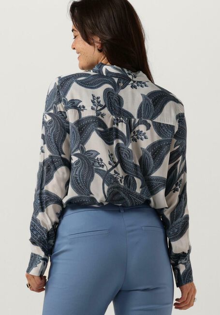 Blaue MOS MOSH Blusen MMTAYLOR PAIZ SHIRT - large