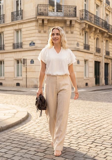 Sand MOS MOSH Weite Hose MMISSA COLEEN PANT - large
