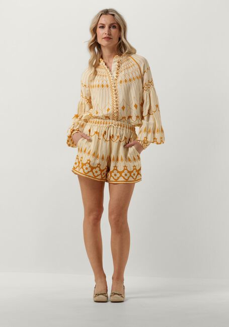 Goldfarbene SCARLETT POPPIES Blusen PIA - large