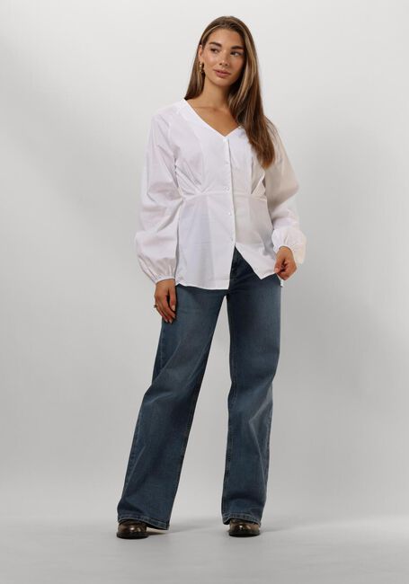 Weiße OBJECT Blusen OBJTUTTA SCULPTURE FIT LS SHIRT D DIV - large