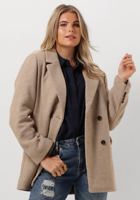 Beige OBJECT Mäntel OBJBLAZA LE JACKET - large
