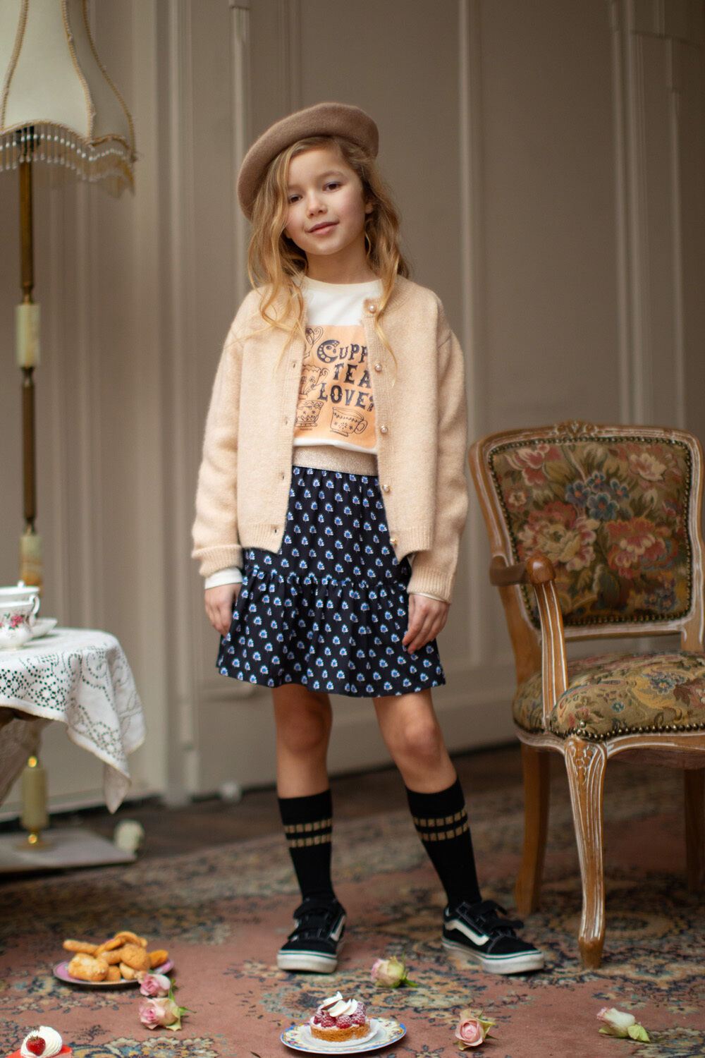 Schwarze MOODSTREET Minirock SKIRT ROMY - large