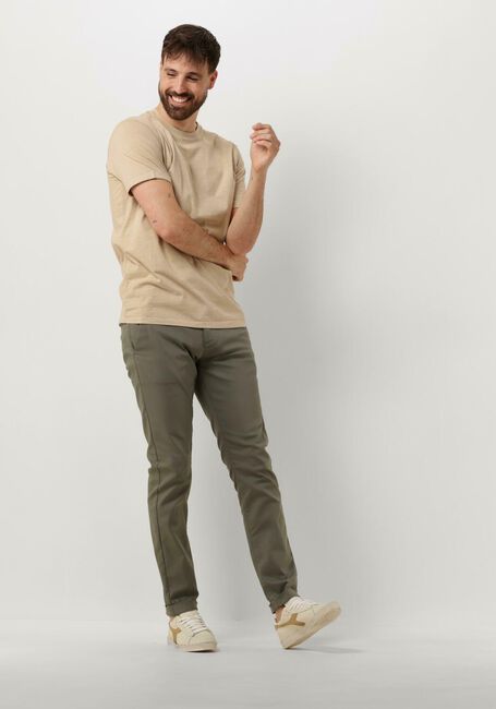 Beige DSTREZZED T-shirt DS_NICK TEE - large