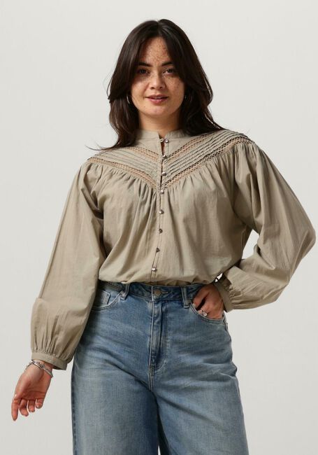 Silberne CIRCLE OF TRUST Bluse TRIXIE BLOUSE - large
