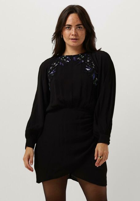 Schwarze LOUIZON Minikleid JOYA - large