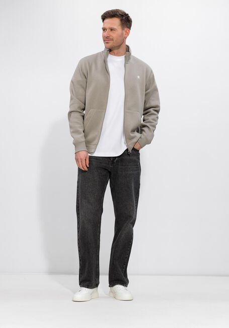 Beige G-STAR RAW Strickjacke PREMIUM CORE TRACK JKT SW - large