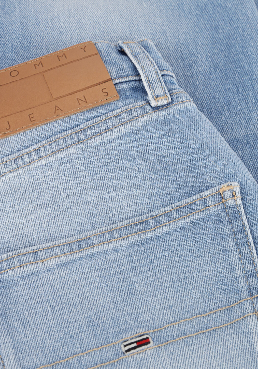 Hellblau TOMMY JEANS Straight leg jeans LAYLA HR SLIM STRAIGHT CH0115 - large