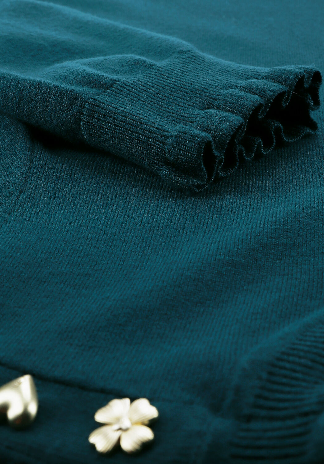 Gr&uuml;ne FABIENNE CHAPOT Pullover MOLLY FRILL PULLOVER - large