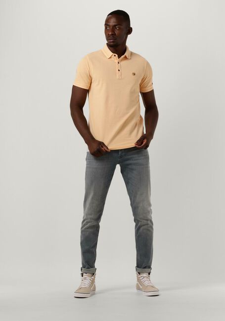 Pfirsich CAST IRON Polo-Shirt SHORT SLEEVE POLO INJECTED COTTON PIQUE - large