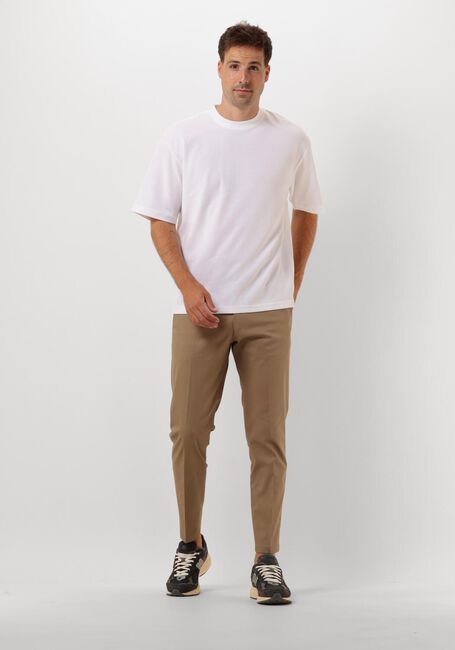 Weiße SELECTED HOMME T-shirt SLHLOOSEOSCAR SS O-NECK TEE NOOS - large
