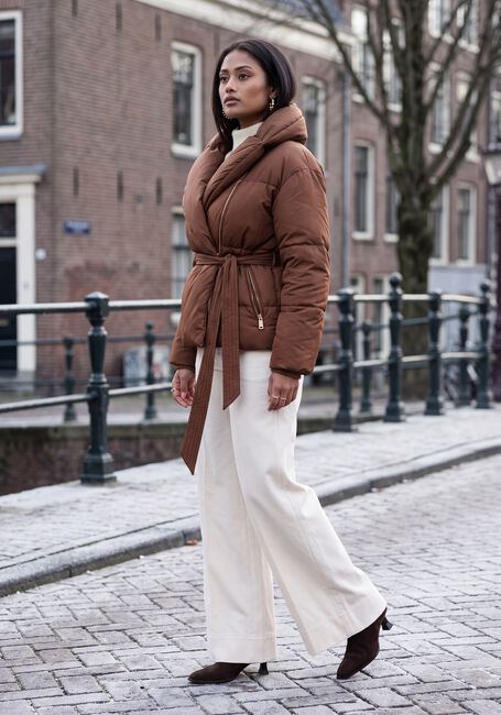 Braune JOSH V Wattierte Jack CHARLOTTE COAT - large