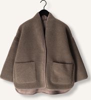 Taupe KNIT-TED Teddy-Jacke JOKO Taupe KNIT-TED Teddy-Jacke JOKO - medium