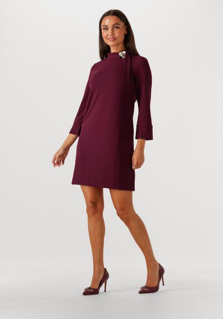 Bordeaux ANA ALCAZAR Minikleid DRESS NECK CLASP - large