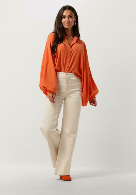 Orangene ANOTHER LABEL Blusen BOBBY SHIRT L/S - large