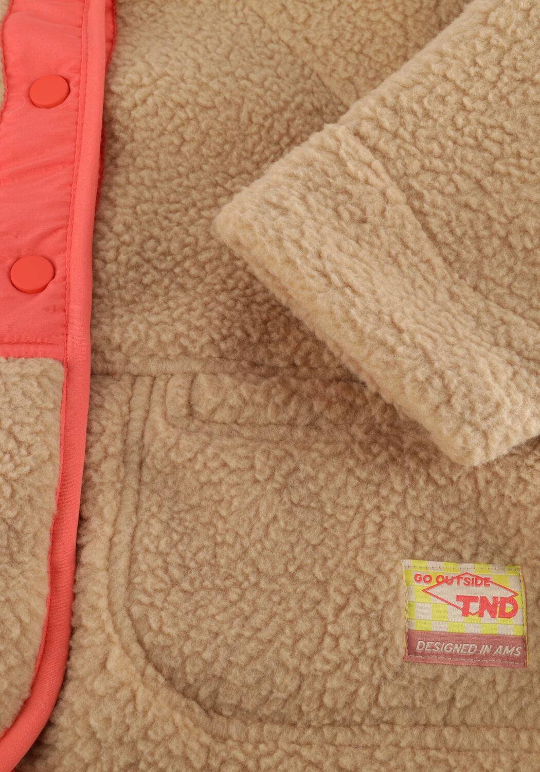 Beige TUMBLE 'N DRY Teddy-Jacke BAYSIDE - large