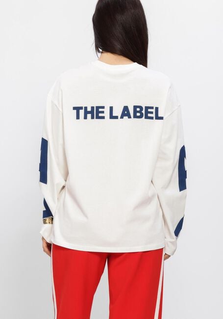 Wei&szlig;e ALIX THE LABEL T-shirt LADIES KNITTED PATCH LONGSLEEVE T-SHIRT - large