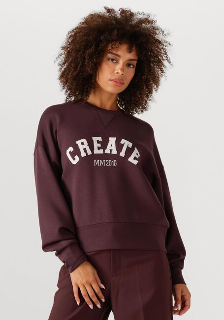 Bordeaux MOS MOSH Pullover MMCELLI O-LS SWEATSHIRT - large