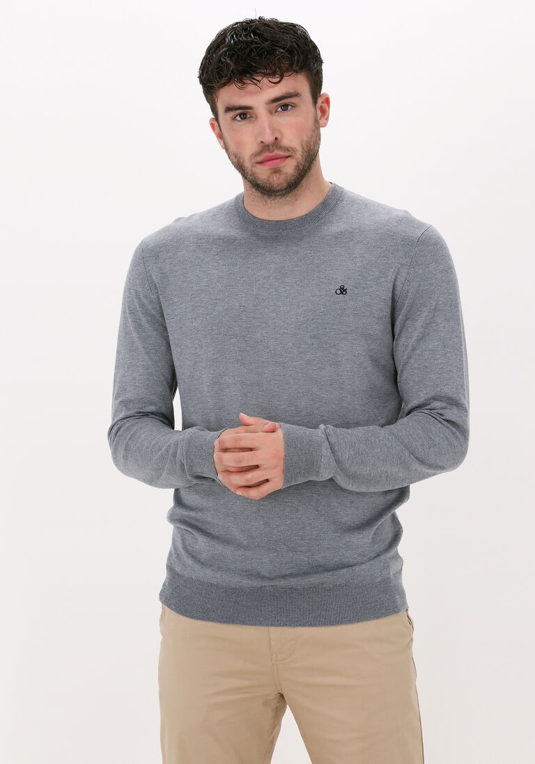 hellgrau scotch & soda pullover classic crewneck pullover