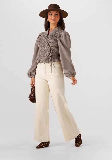Nicht-gerade weiss BY-BAR Wide jeans JADEN OFF WHITE PANT - large