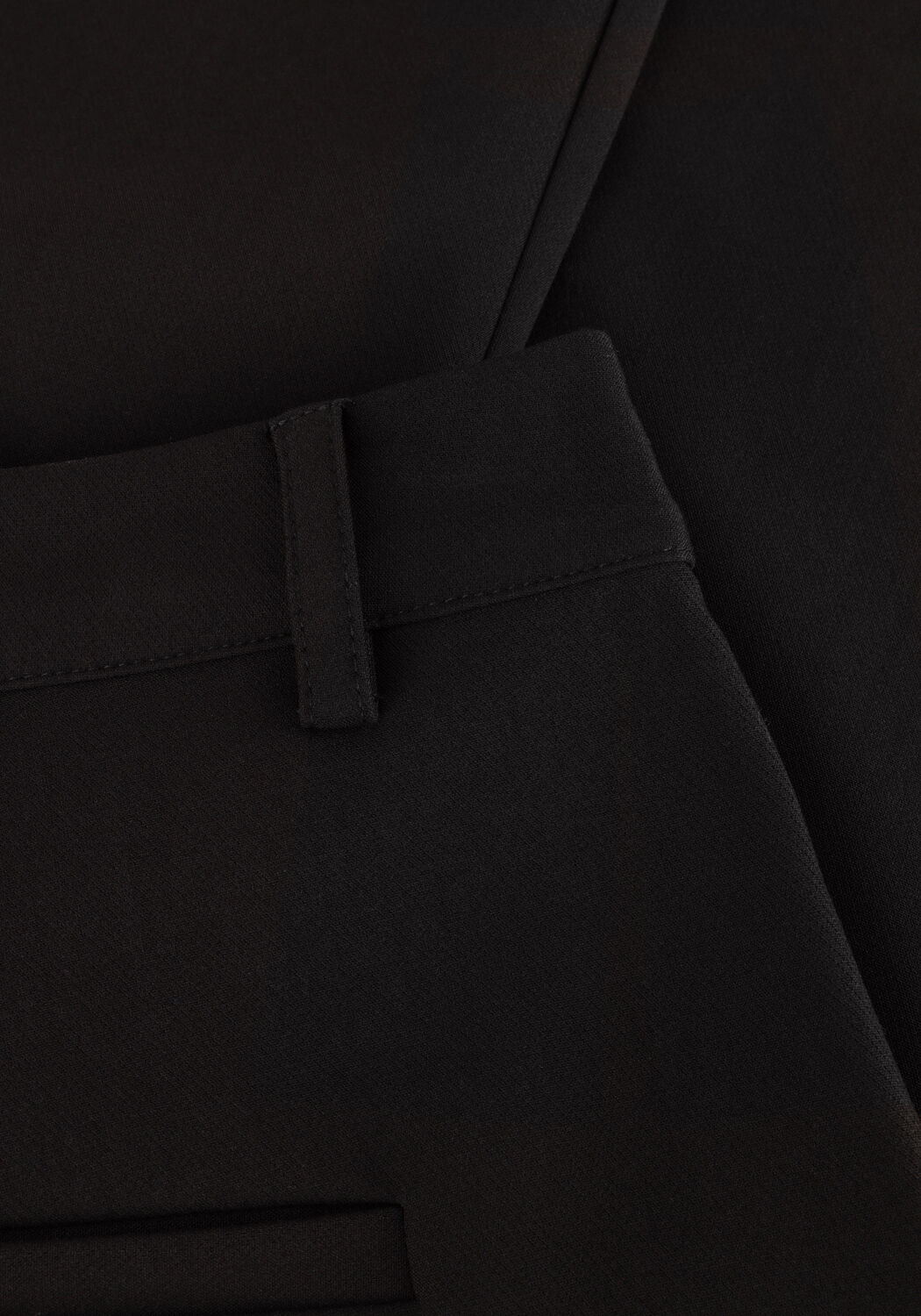 Schwarze MY ESSENTIAL WARDROBE Weite Hose MILANMW WIDE PANT - large