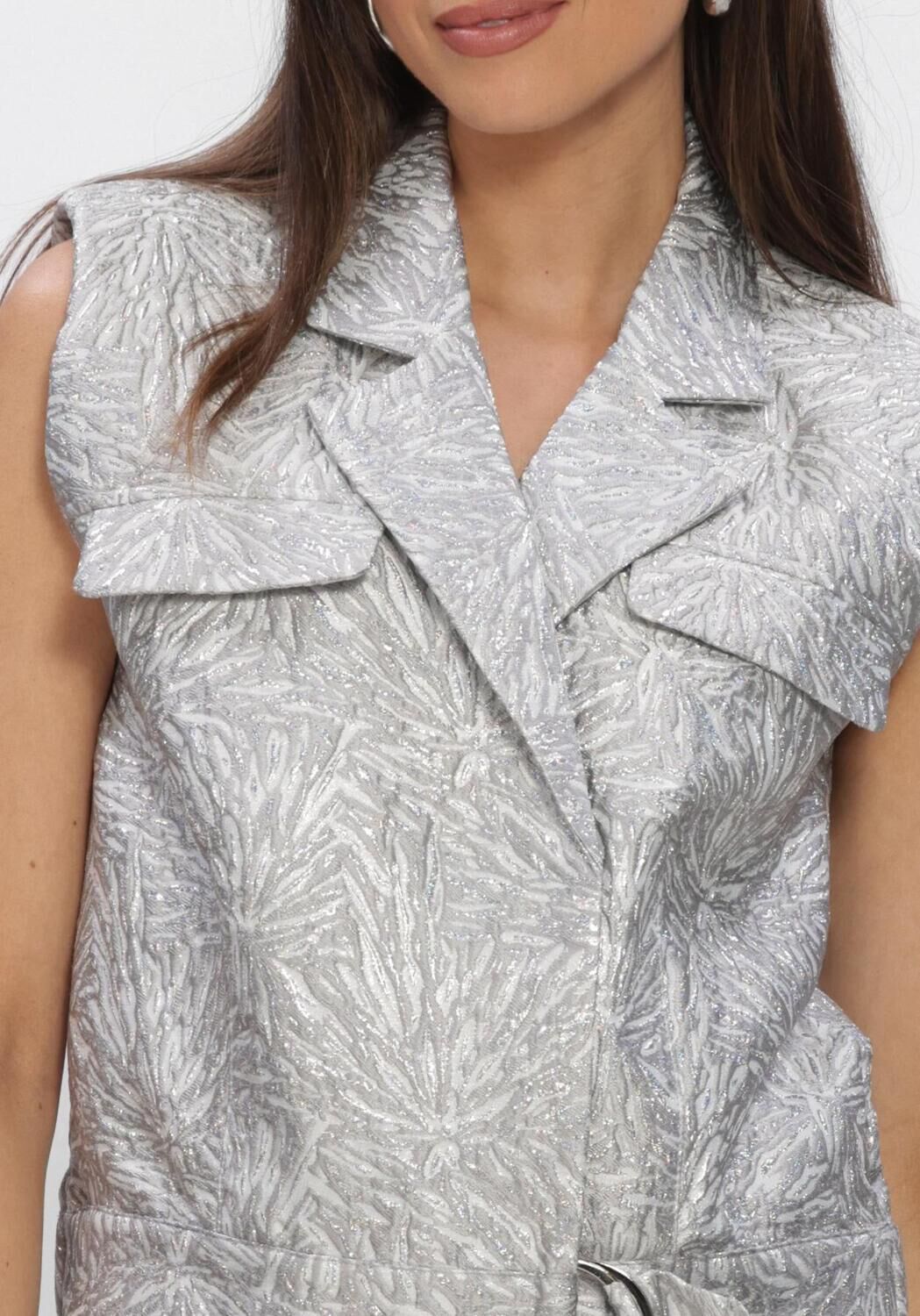 Silberne FREEBIRD Blazers WV-JAQUARD-MINI-26-1 - large