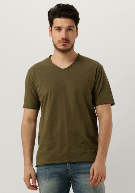 Grüne DSTREZZED T-shirt STEWART ORGANIC SLUB JERSEY - large