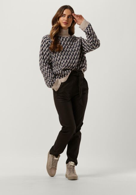 Sand OBJECT Pullover LIDA L/S KNIT PULLOVER 123 - large