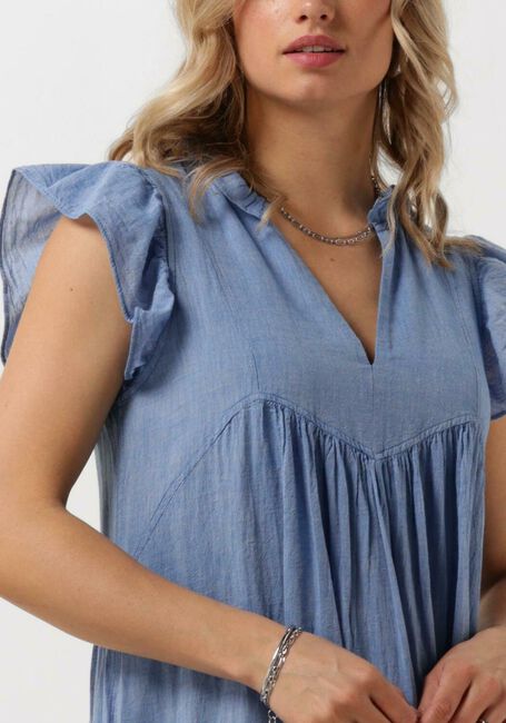 Blaue DEVOTION Maxikleid ERIETTA - large