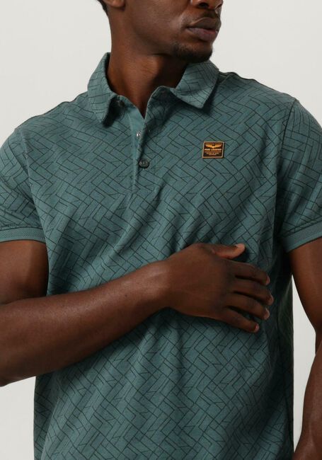 Grüne PME LEGEND Polo-Shirt SHORT SLEEVE POLO JACQUARD JERSEY - large