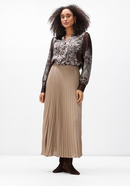 Braune NEO NOIR Blusen MASSIMA PAISLEY BORDER BLOUSE - large