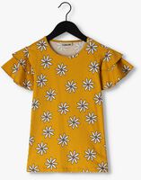 Ocker CARLIJNQ T-shirt FLOWER - RUFFLED SHIRT - medium