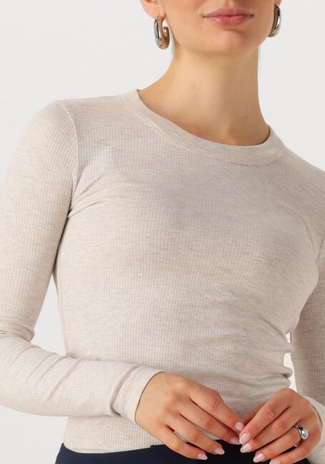 Ecru INWEAR Tops & T-shirts DAGNAIW MELANGE T-SHIRT LS - large