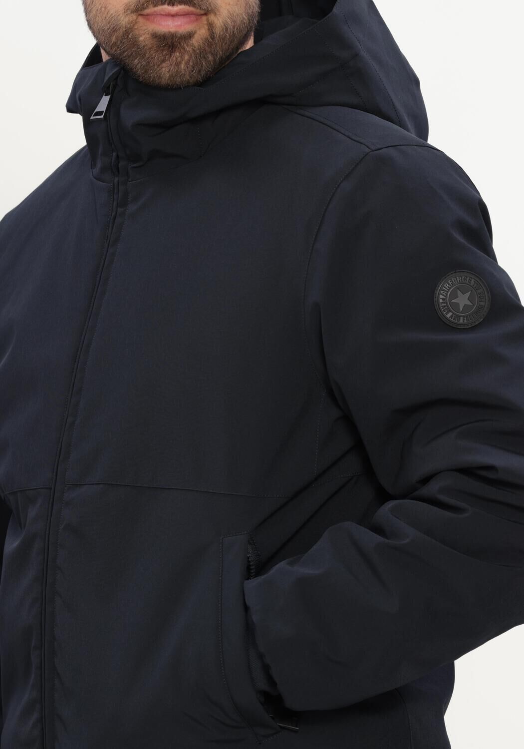 Dunkelblau AIRFORCE Jack PADDED BOMBER - large