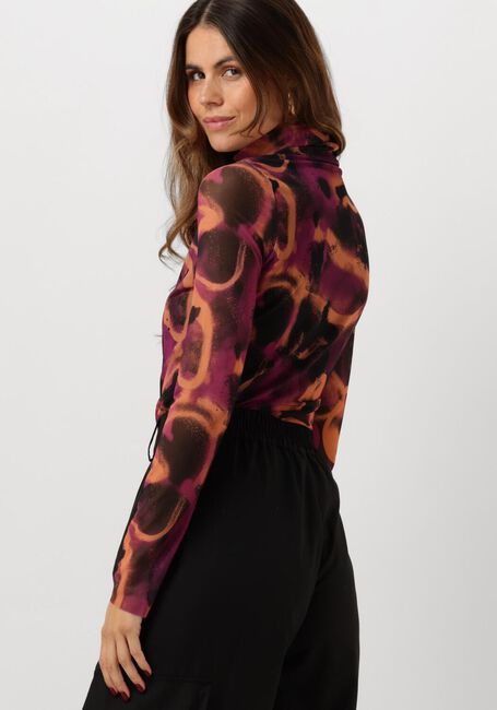 Schwarze CATWALK JUNKIE Tops & T-shirts MESH TURTLE NECK LONG SLEEVE - large