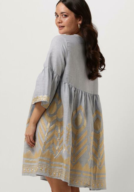 Hellblau GREEK ARCHAIC KORI Minikleid 230645 - large