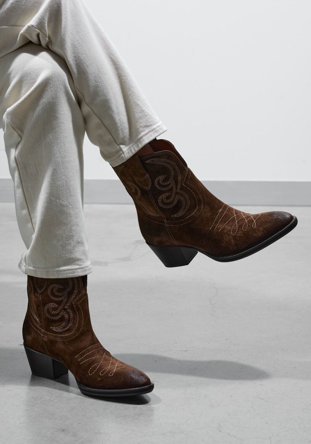 Braune STEFANO LAURAN Stiefeletten 702-12 - medium