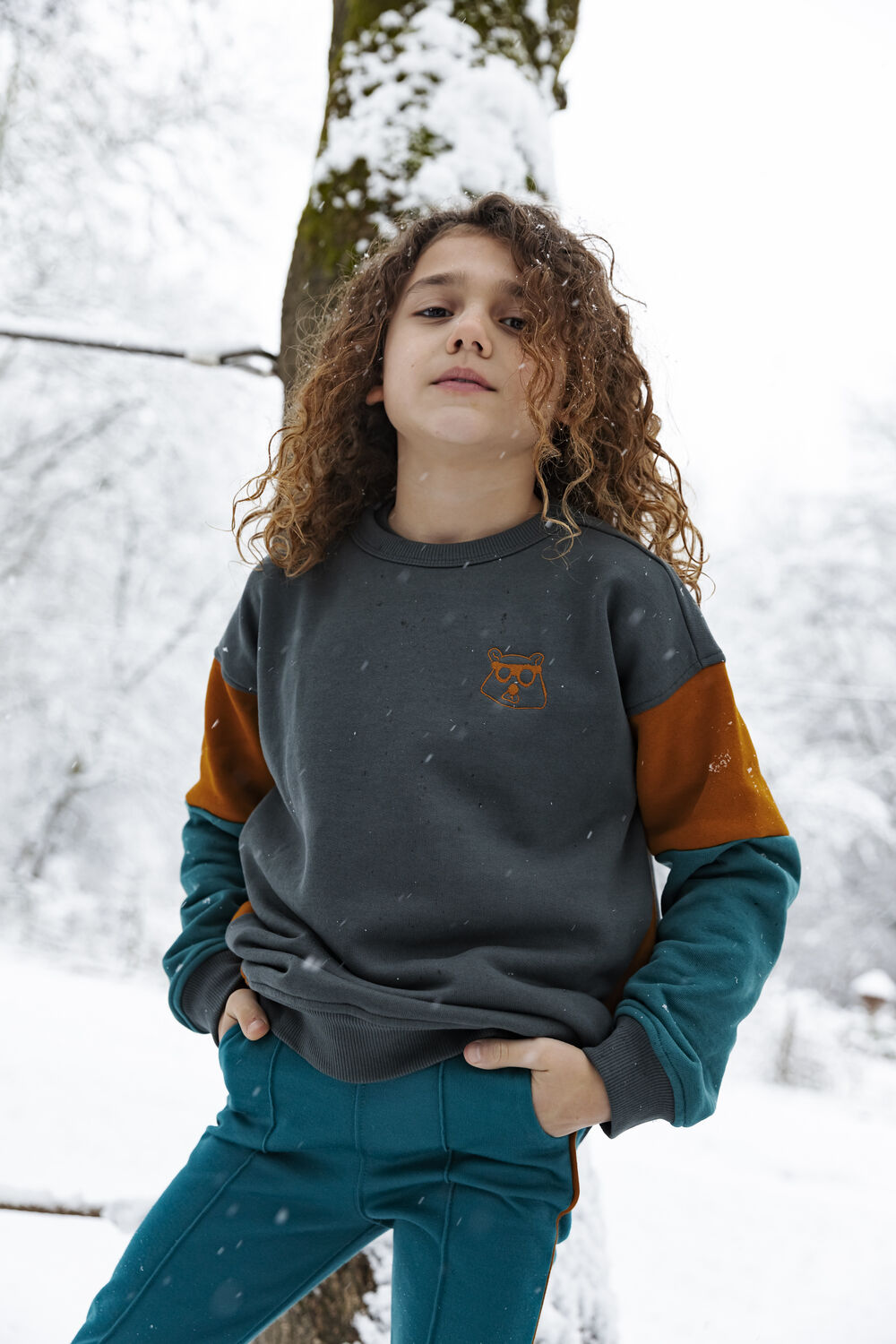 Graue AMMEHOELA Sweatshirt AM.ROCKY.56 - large