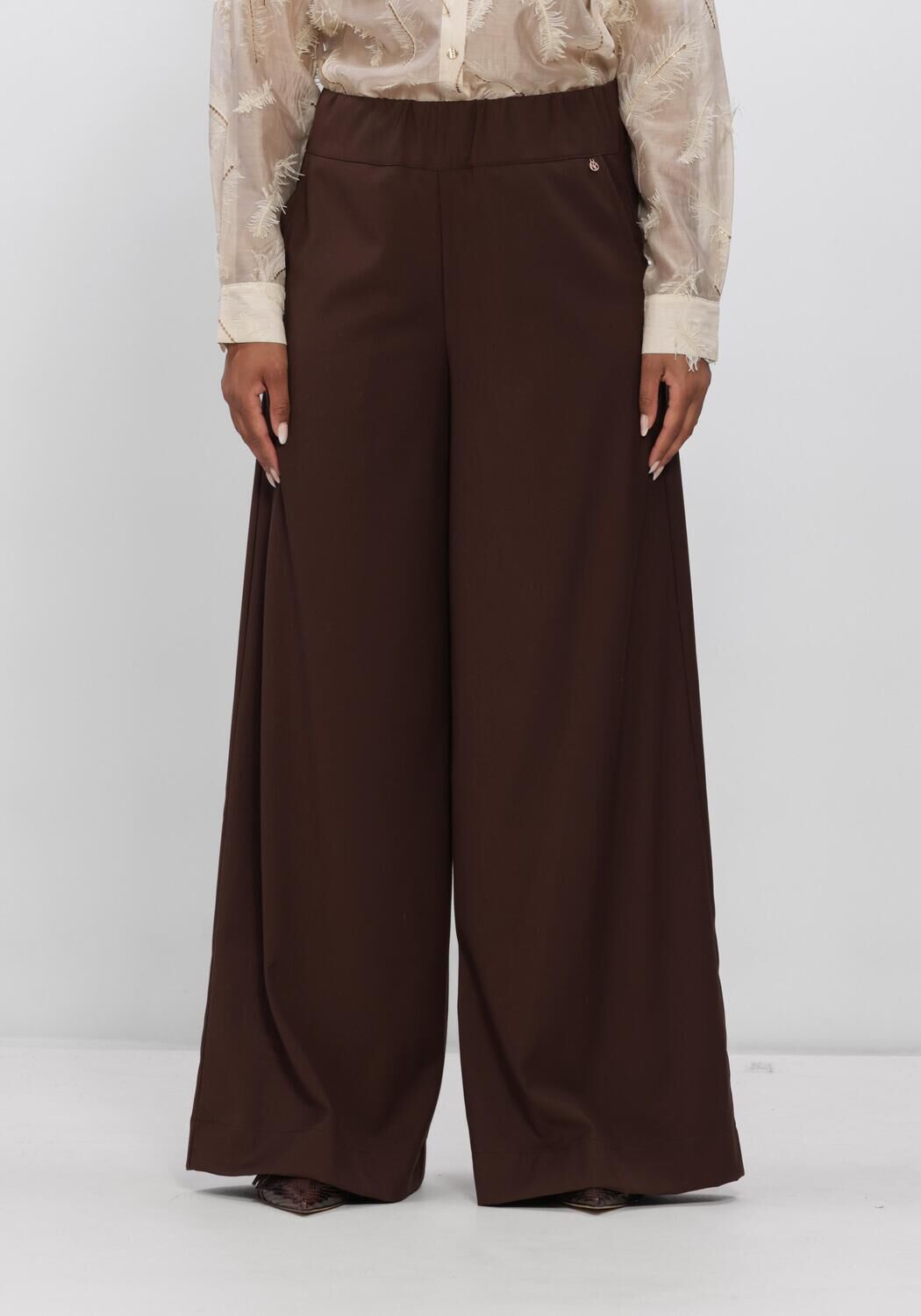 Braune NUKUS Weite Hose LIEVE PANTS - large