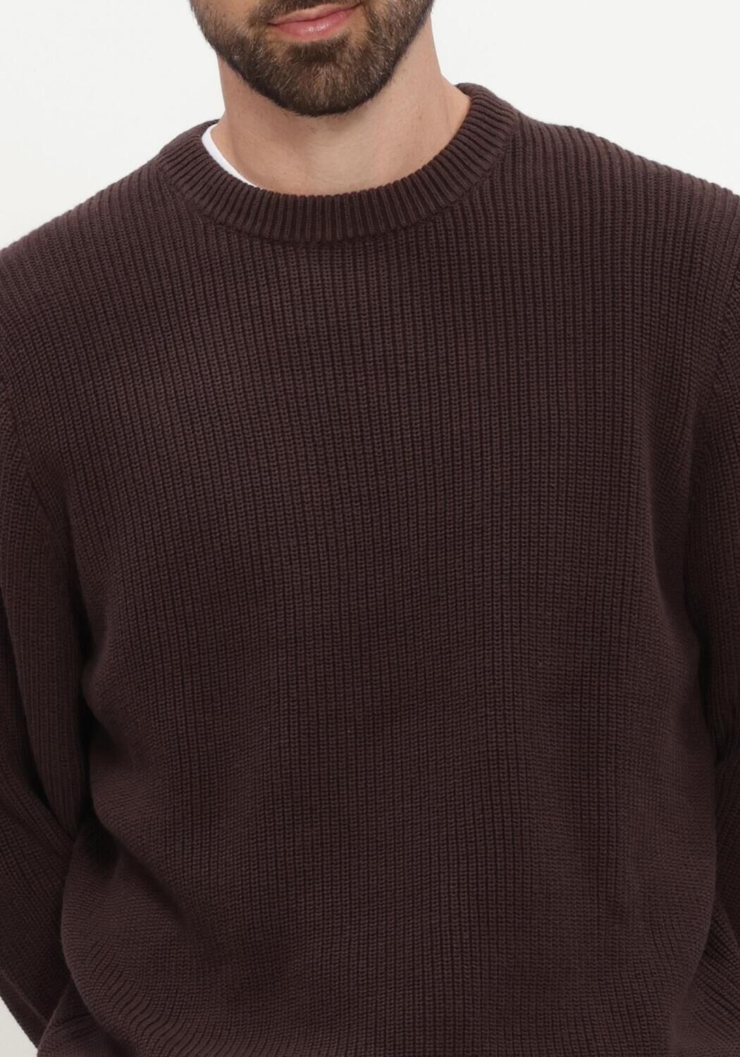 Braune LES DEUX Pullover RIB CREWNECK KNIT - large