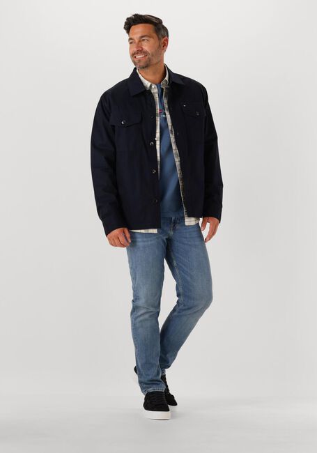 Dunkelblau TOMMY HILFIGER Jack COTTON TWILL SHIRT JACKET - large