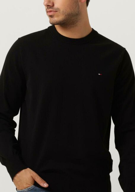 Schwarze TOMMY HILFIGER Pullover 1985 CREW NECK SWEATER - large