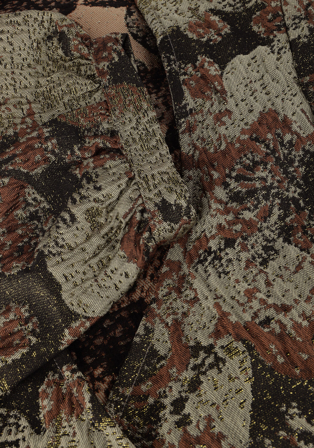 Goldfarbene NOTRE-V Minikleid NV-ALAY - large