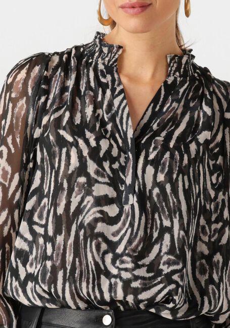 Weiße NEO NOIR Blusen LEIA ABSTRACT LEO BLOUSE - large