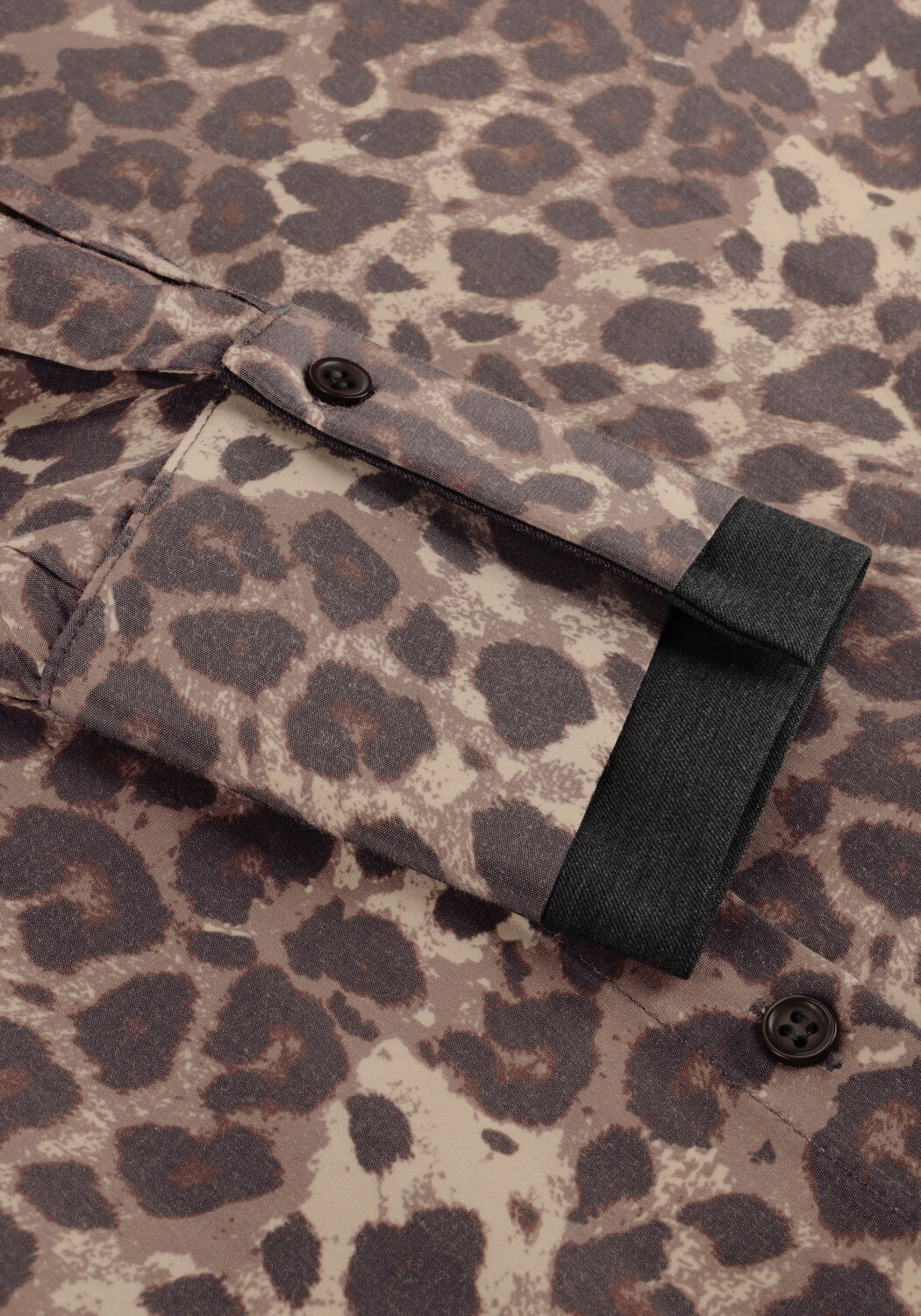 Braune JANSEN AMSTERDAM Blusen KESSA BLOUSE WA 738 NECKTIE - large