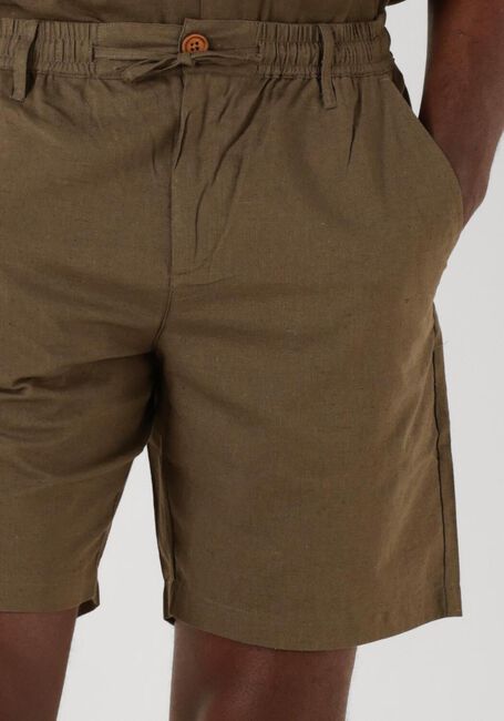 Braune ANERKJENDT Kurze Hose AKLT JAMES COT/LINEN ELA SHORTS - large