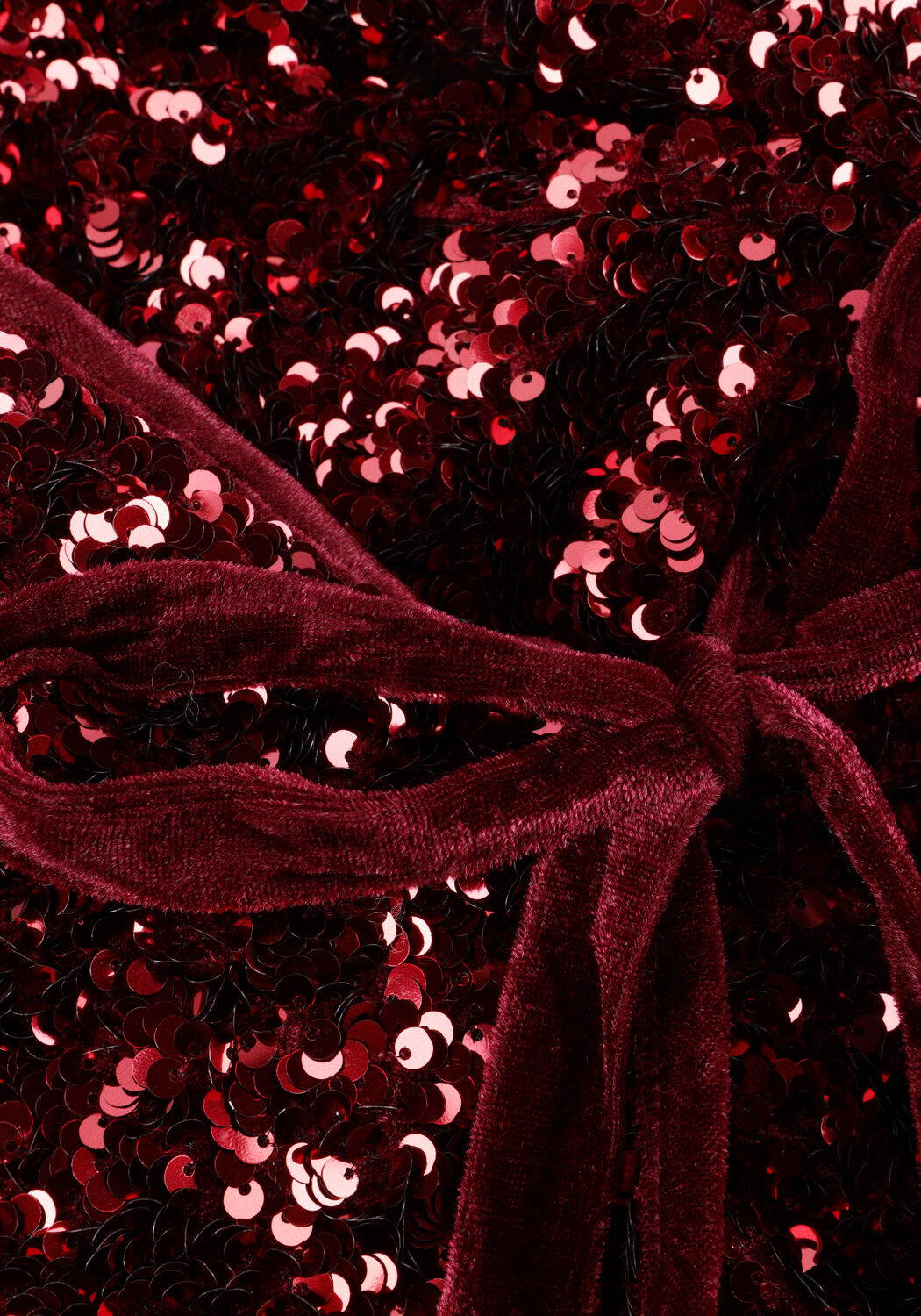 Rote Y.A.S. Minikleid YASELLE LS WRAP DRESS - large