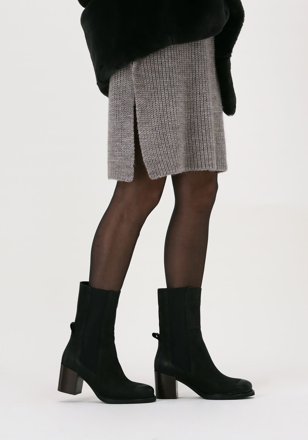 Schwarze SHABBIES Stiefeletten 183020235 - large