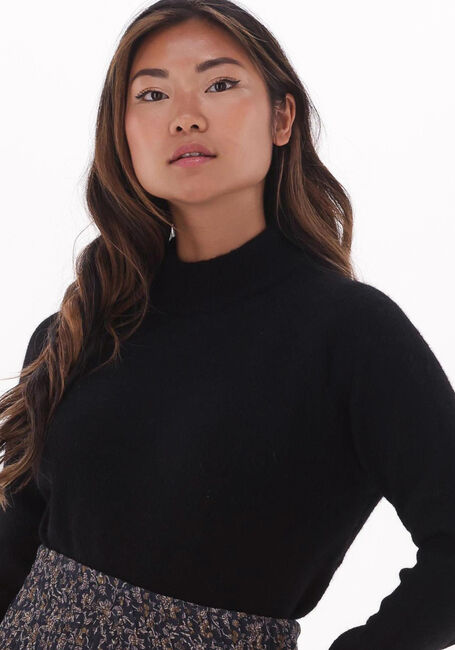 Schwarze SELECTED FEMME Pullover LULU LS KNIT HIGH NECK B - large