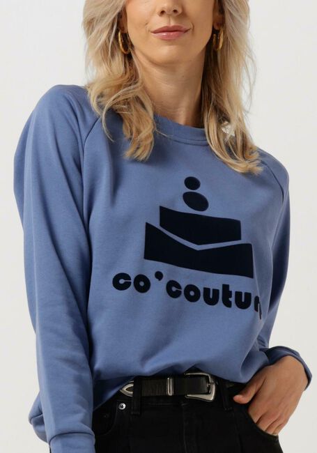 Blaue CO'COUTURE Pullover NEW COCO FLOC SWEAT - large